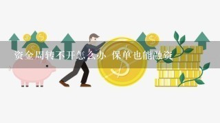 资金周转不开怎么办 保单也能融资