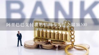 阿里巴巴支付我的信用卡为什么限额500