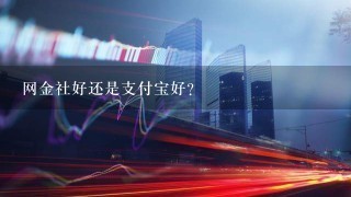 网金社好还是支付宝好？