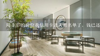 陆丰x7的价位我信用卡进入黑名单了，钱已还了，能影响去美国吗