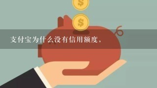 支付宝为什么没有信用额度，