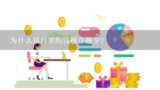 为什么银行里的钱越存越少?