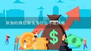 新加的微信好友为什么不能转账