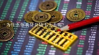 为什么你我贷登陆不上去呢？