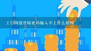 工行网银登陆密码输入不上什么原因