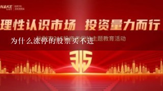 为什么涨停的股票买不进