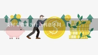 支付宝借呗为什么利息不同