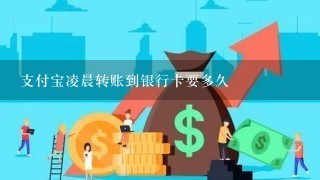 支付宝凌晨转账到银行卡要多久