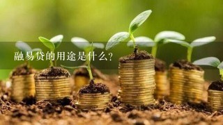 融易贷的用途是什么?